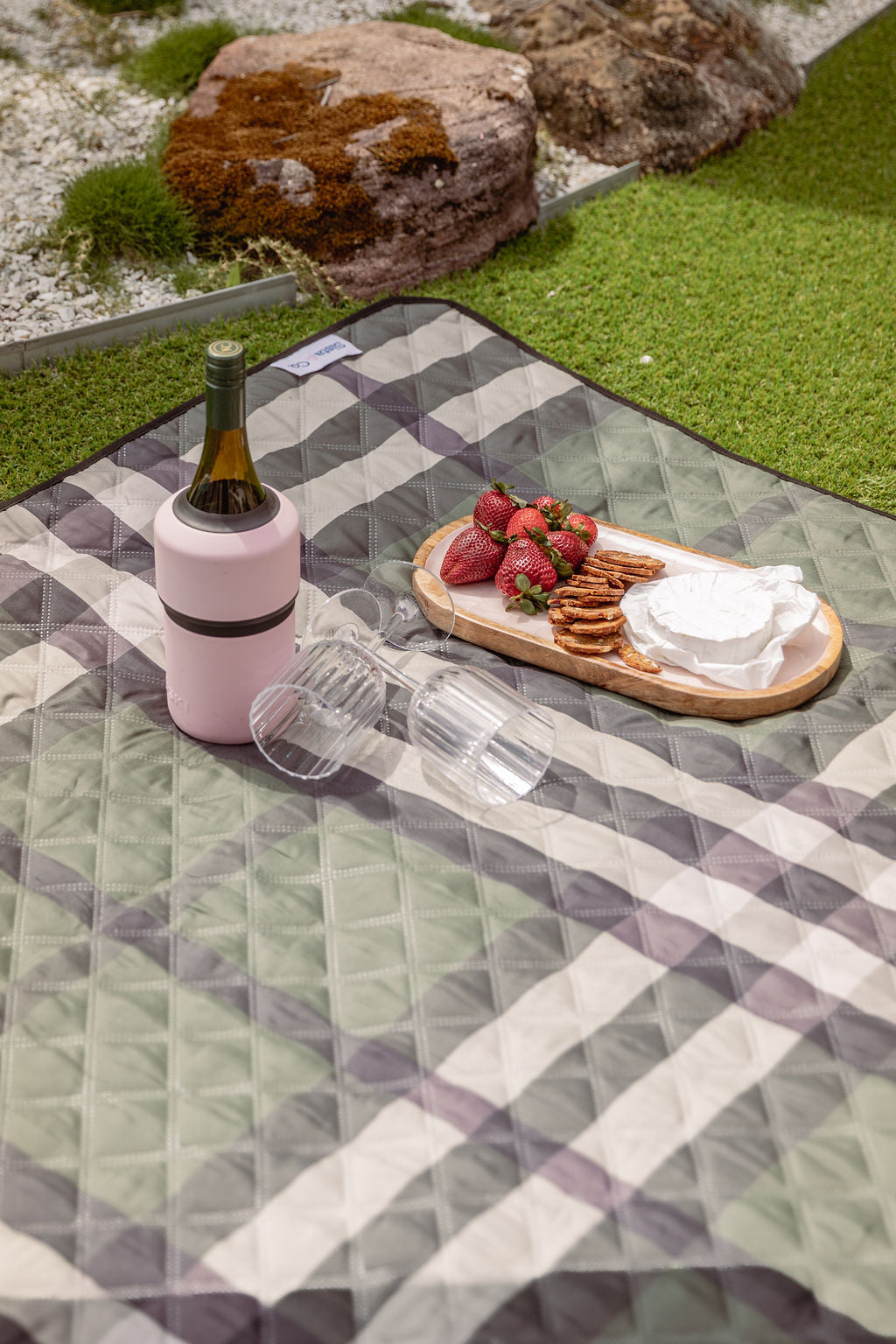 'Olive Fields' Picnic Mat