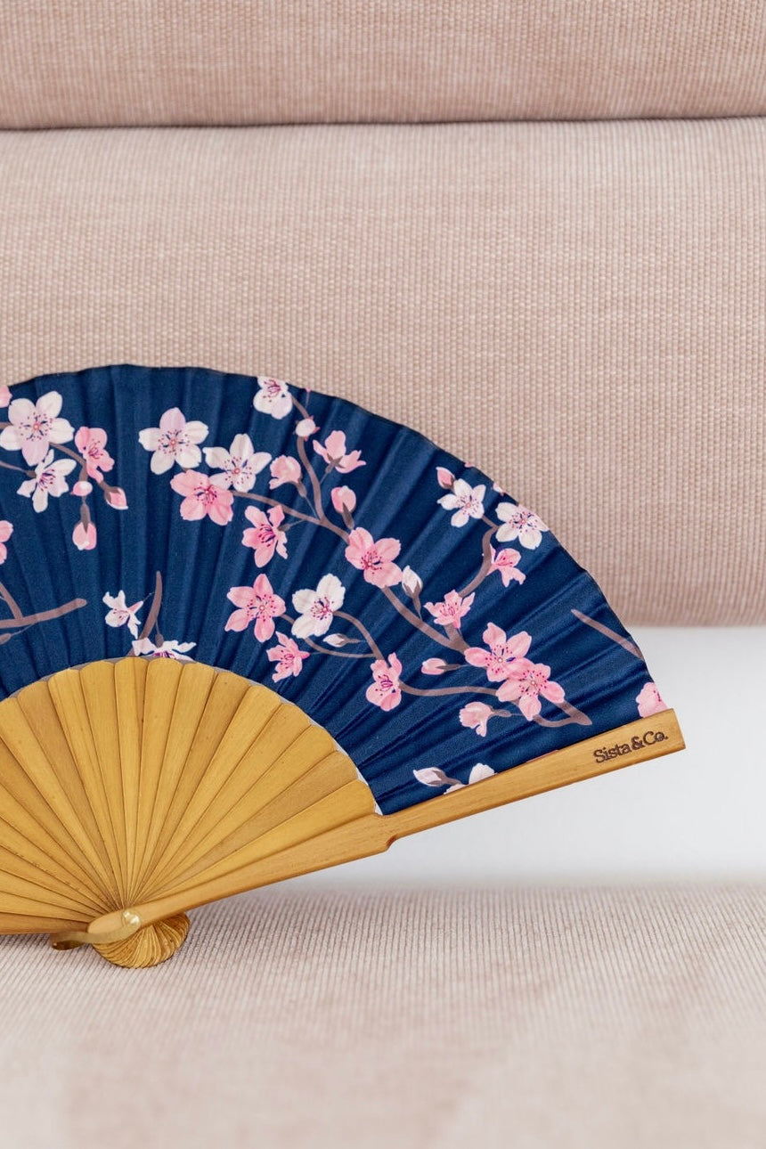 Cherry Blossom Hand Fan