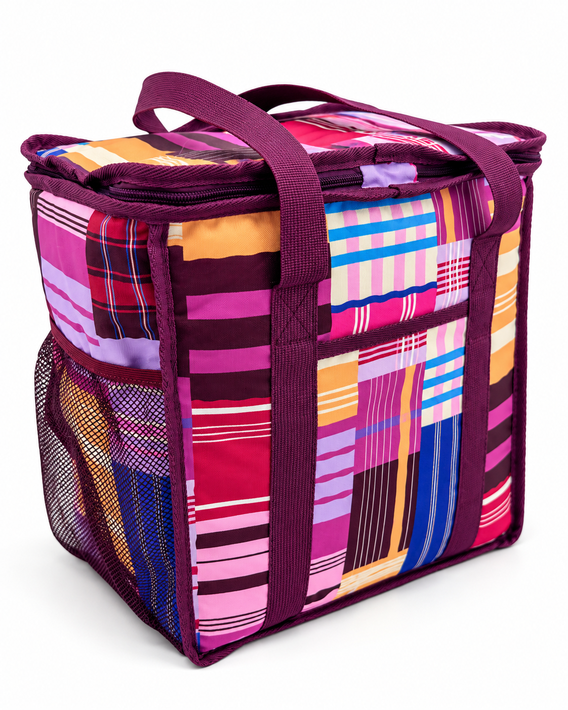 'Picnic Party' Little Sista Cooler Bag - Small Dual-Compartment Insulated Cooler Bag