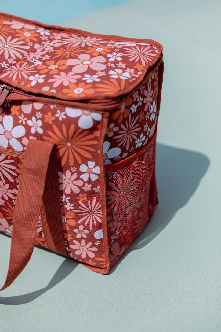 'Sunset Flowers' Family Cooler Bag