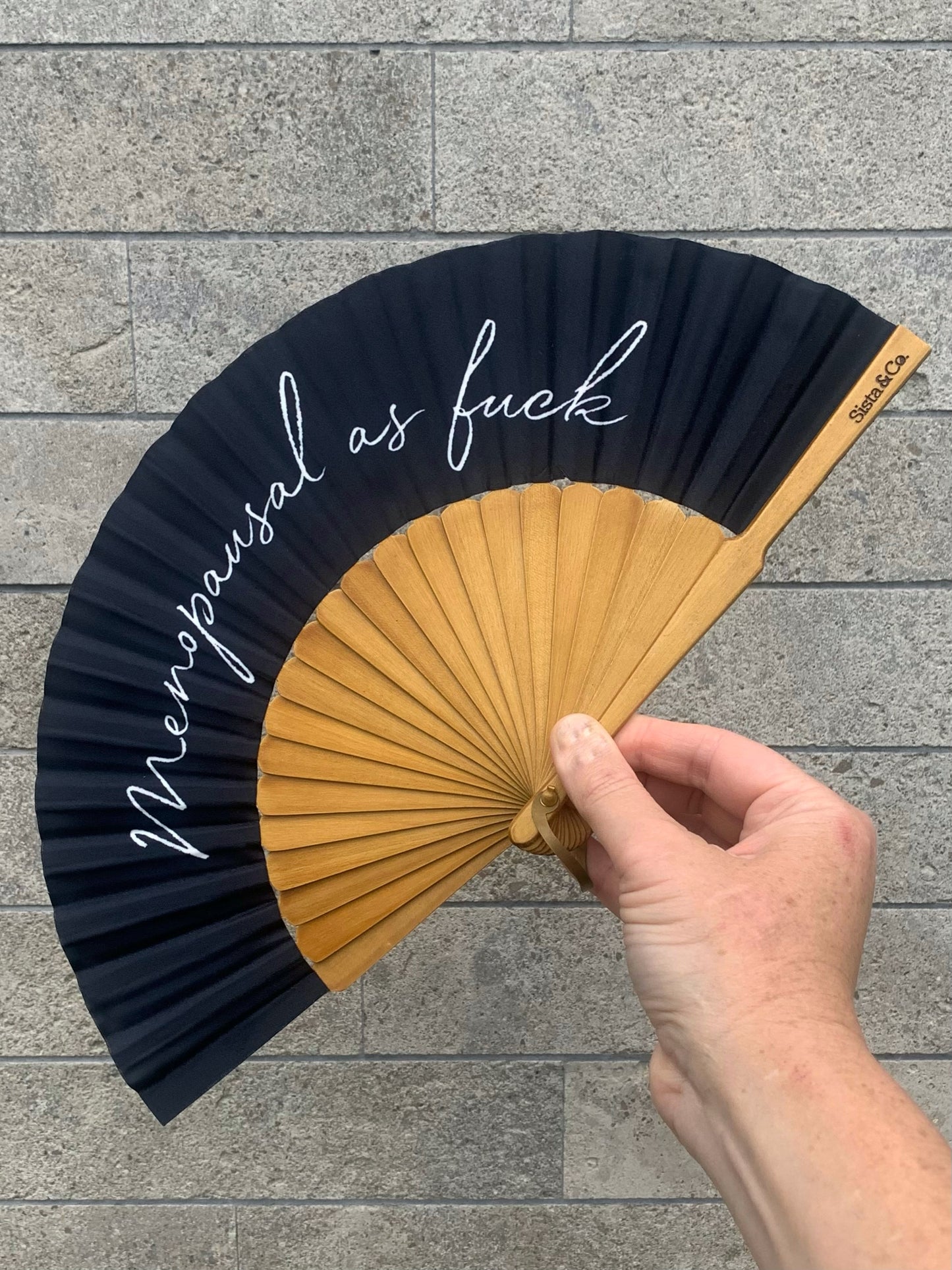 Menopausal As Fuck Hand Fan