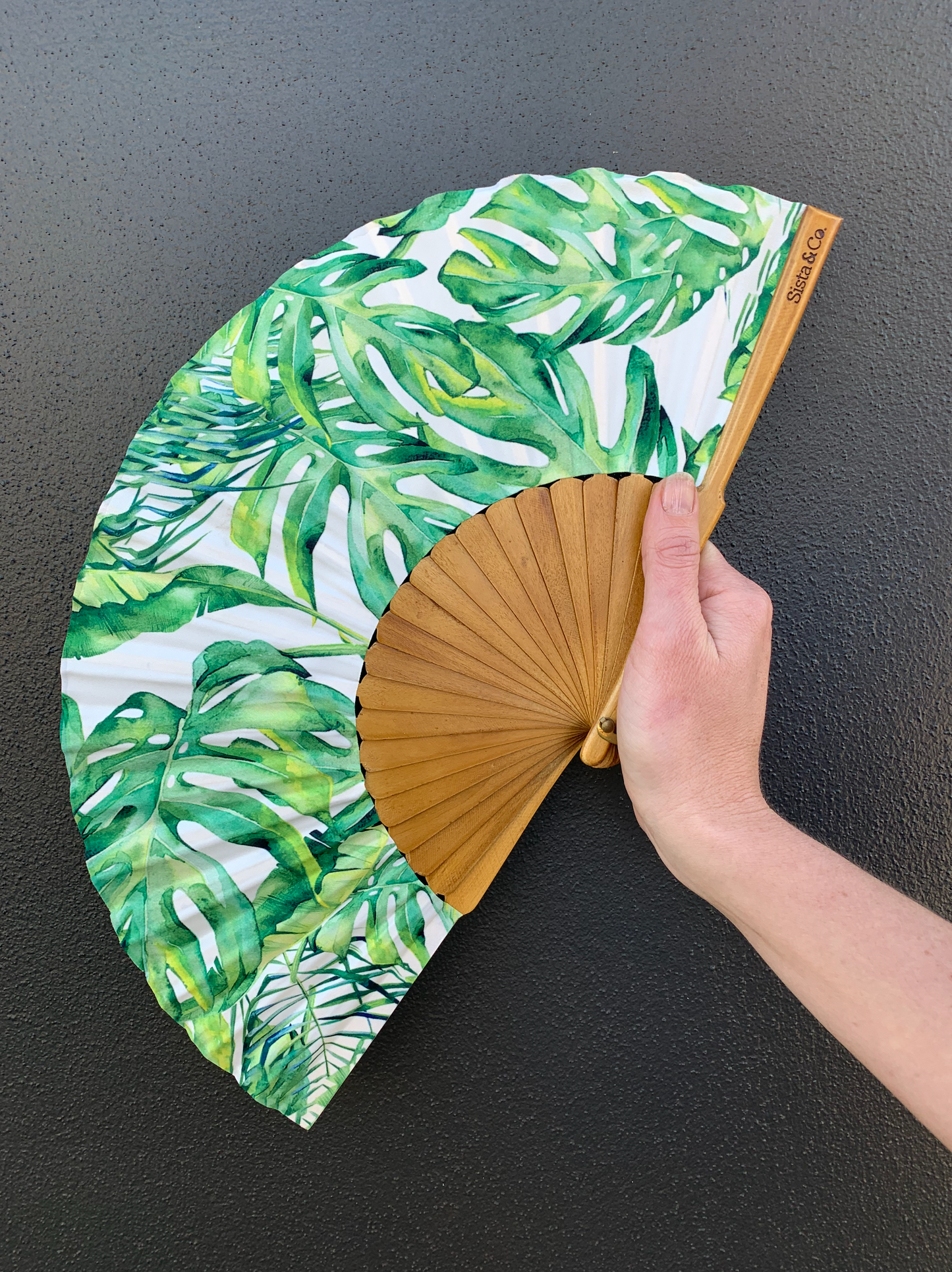 Tropicana Hand Fan