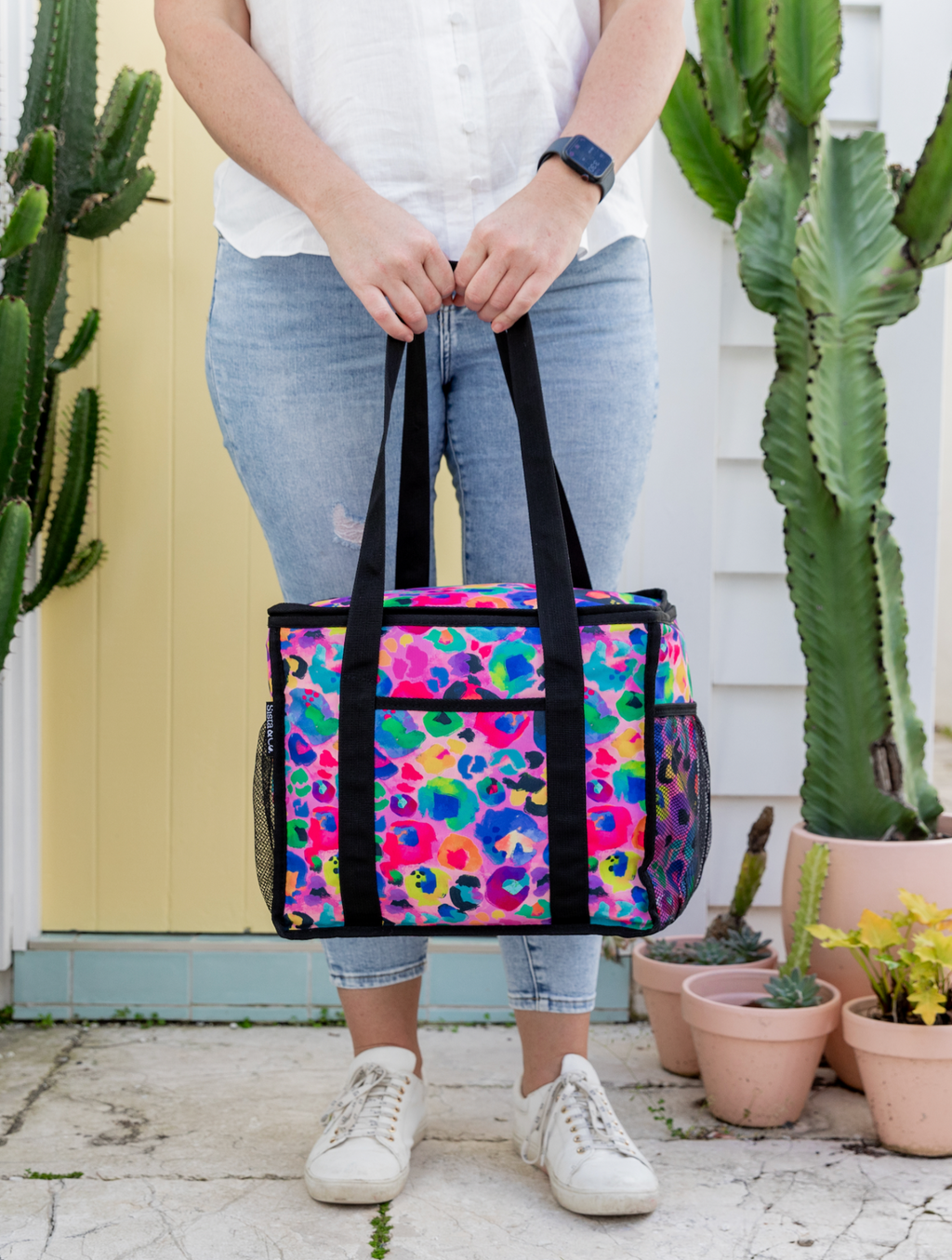 Mid-Size Cooler Bag Kasey Rainbow x Sista & Co. 'Rainbow Leopard'