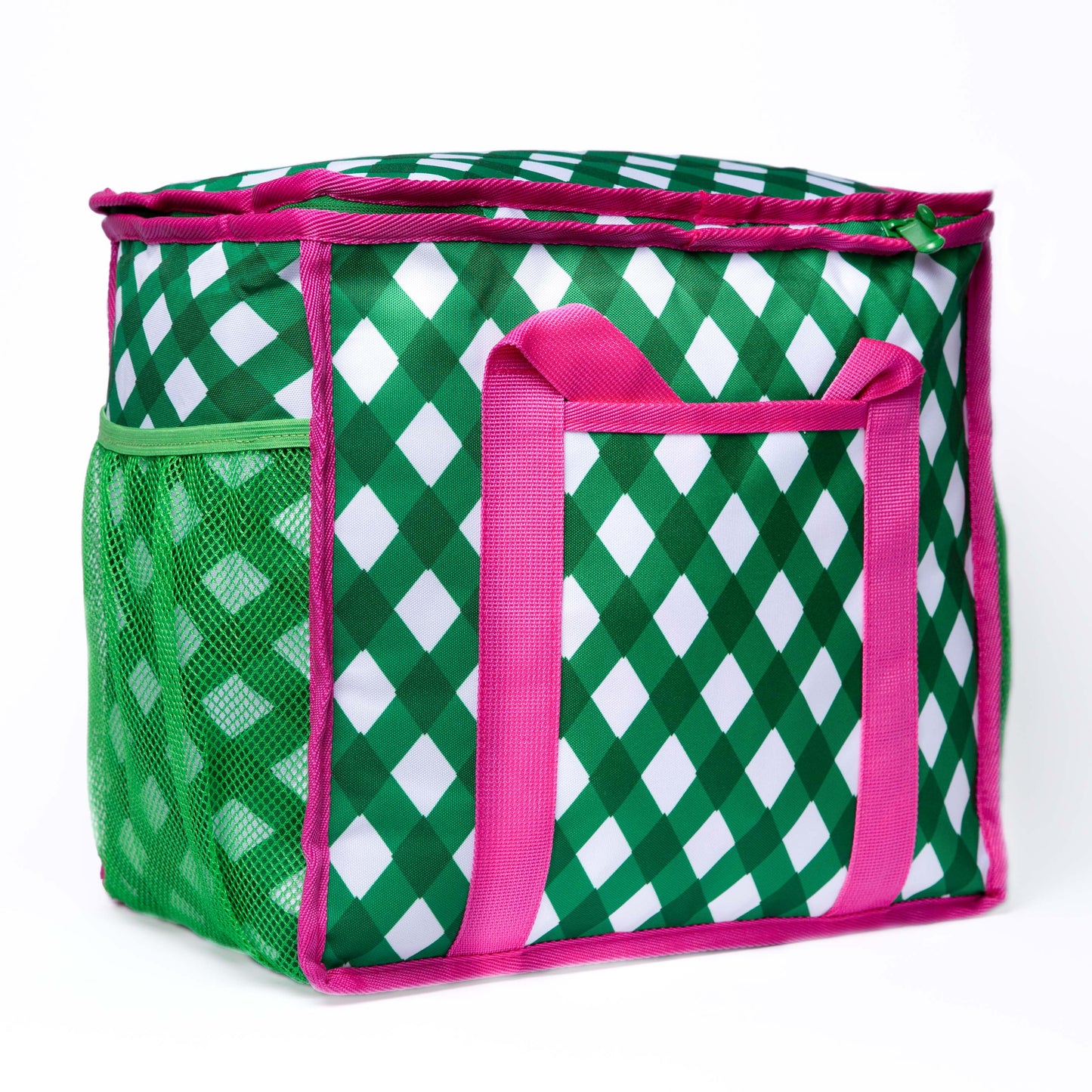 'Green/Raspberry' Mid-Size Cooler Bag