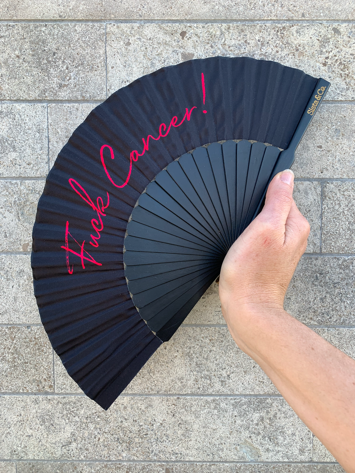 Fuck Cancer! Hand Fan