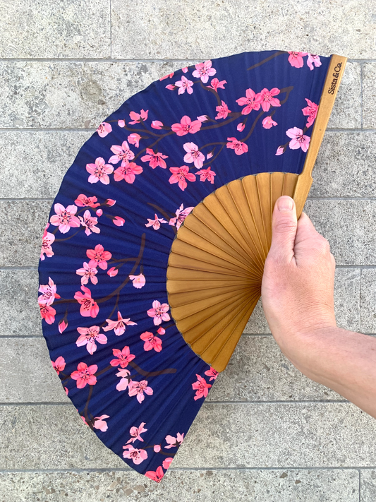 Cherry Blossom Hand Fan