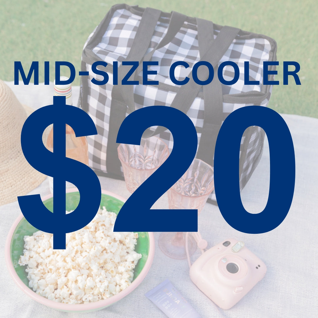 The not-so-big cooler bag that packs a big punch for all your outside adventures.&nbsp; The Mid-Size is your all round all-occasion cooler bag.