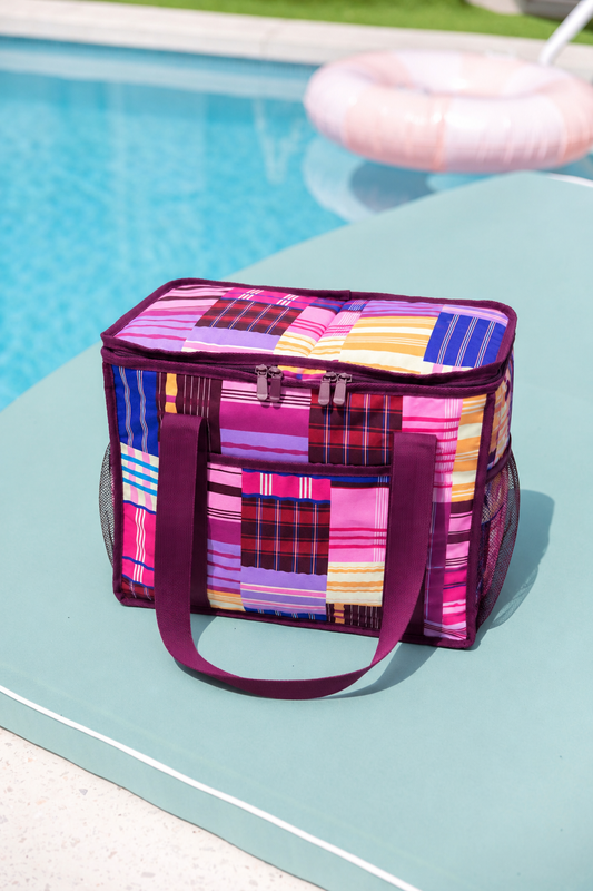 'Picnic Party' Family Cooler Bag - Large Dual-Compartment Insulated Cooler Bag