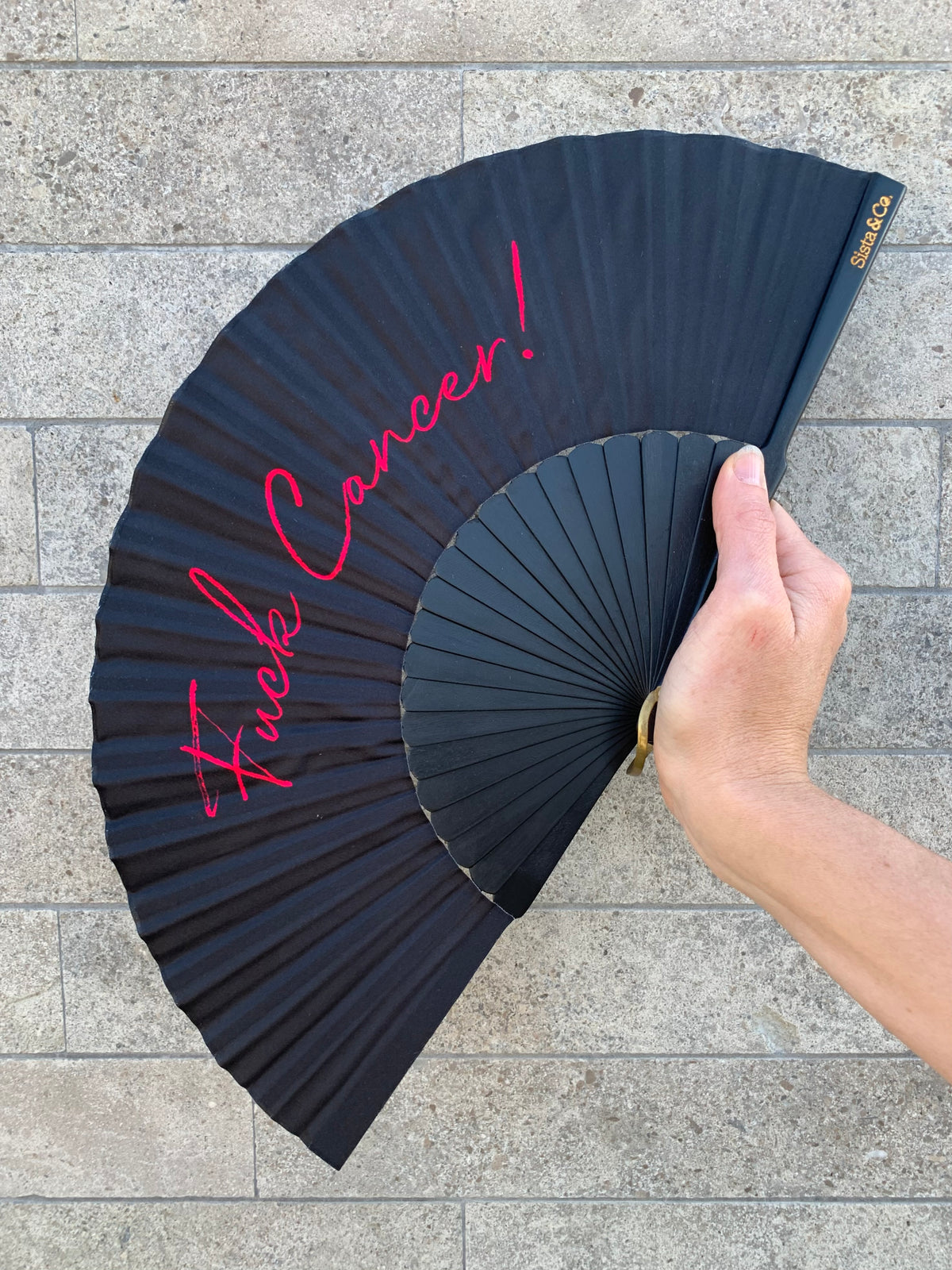 Fuck Cancer! Hand Fan