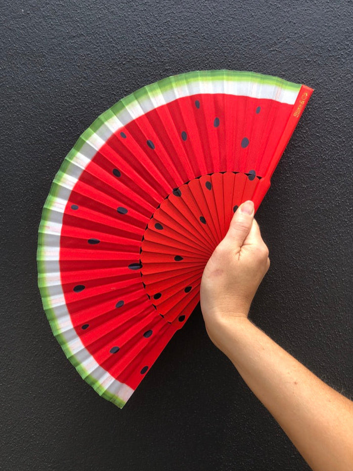 Melon Madness Hand Fan