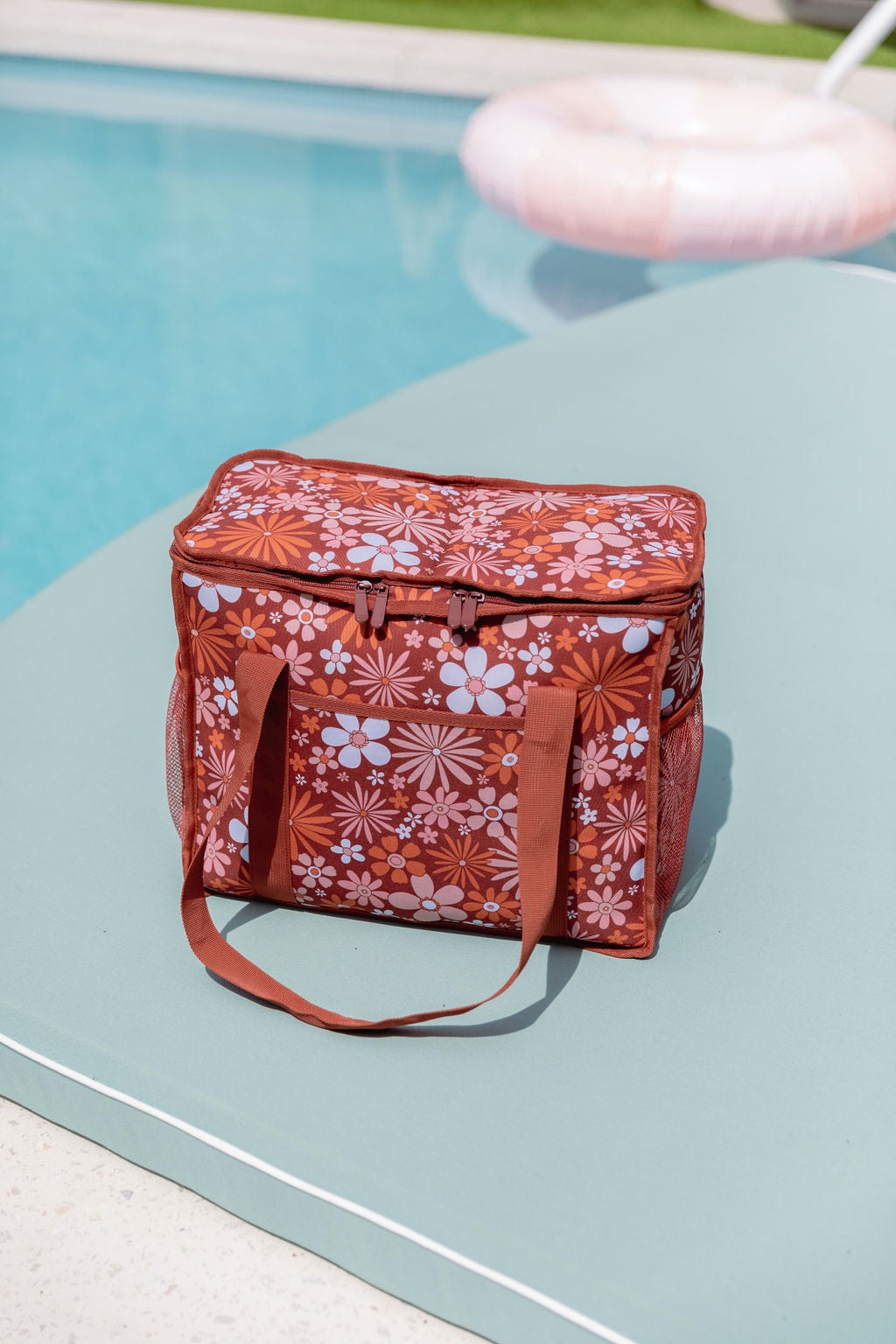 'Sunset Flowers' Family Cooler Bag