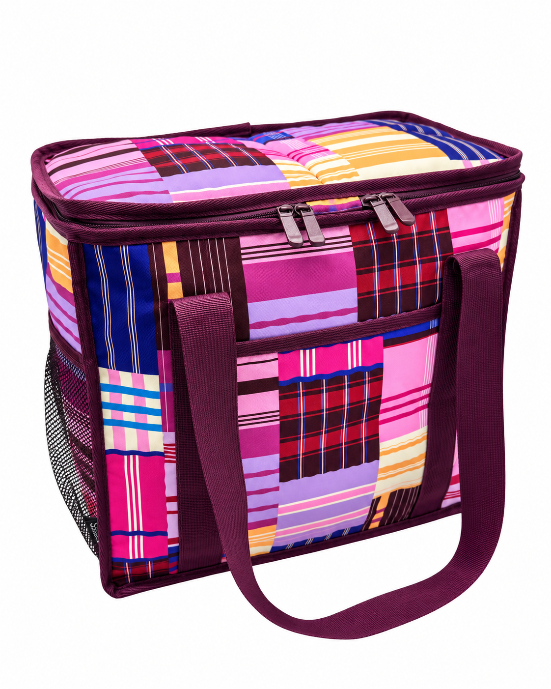 'Picnic Party' Family Cooler Bag - Large Dual-Compartment Insulated Cooler Bag