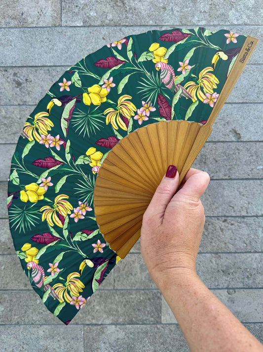 Tropicana Hand Fan