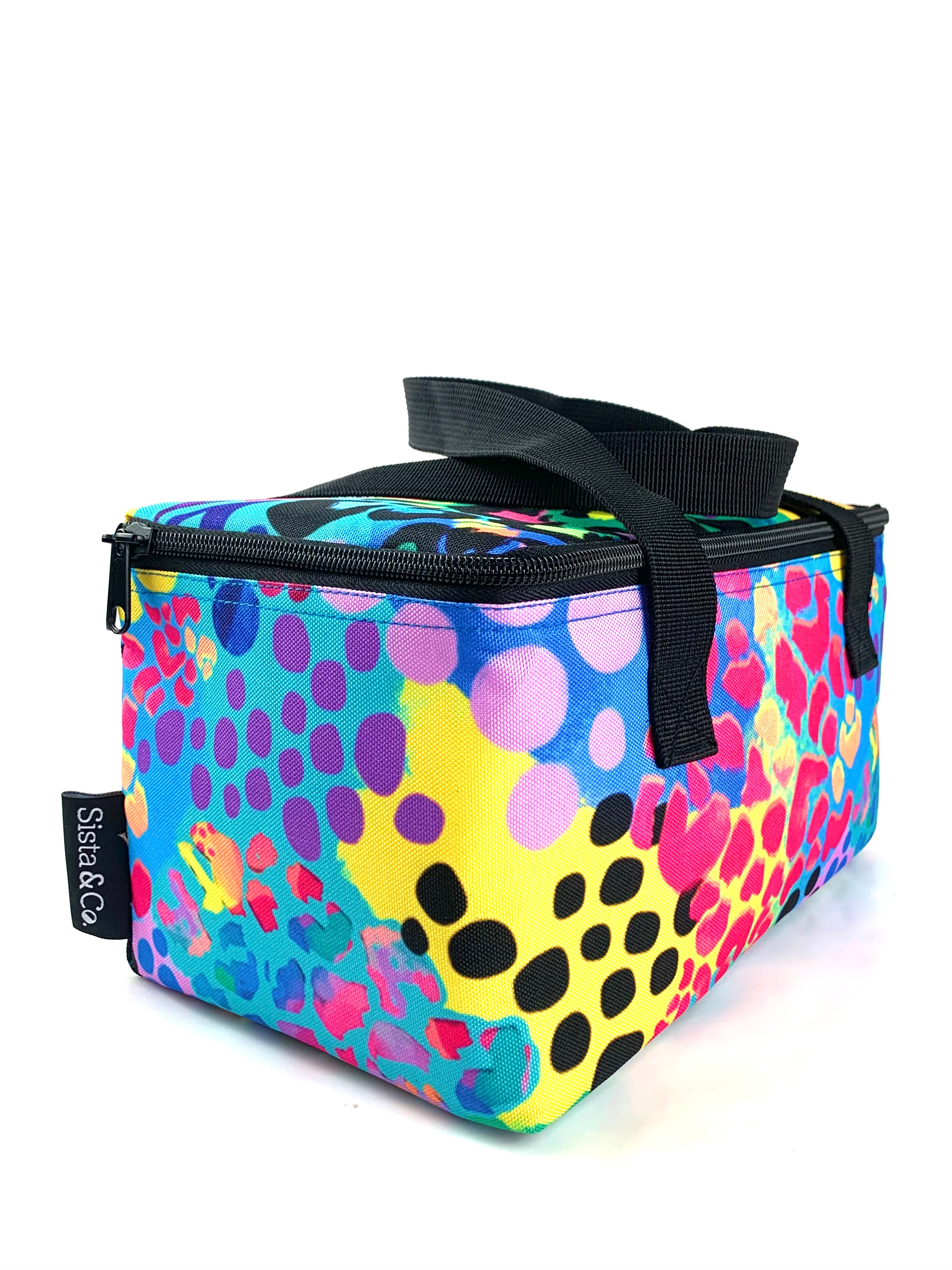 Lunch Bag (Kasey Rainbow x Sista & Co. 'Electric Leopard') LIMITED EDITION **** PRE-ORDER ONLY ****