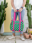 Mid-Size Cooler Bag 'Green/Raspberry'