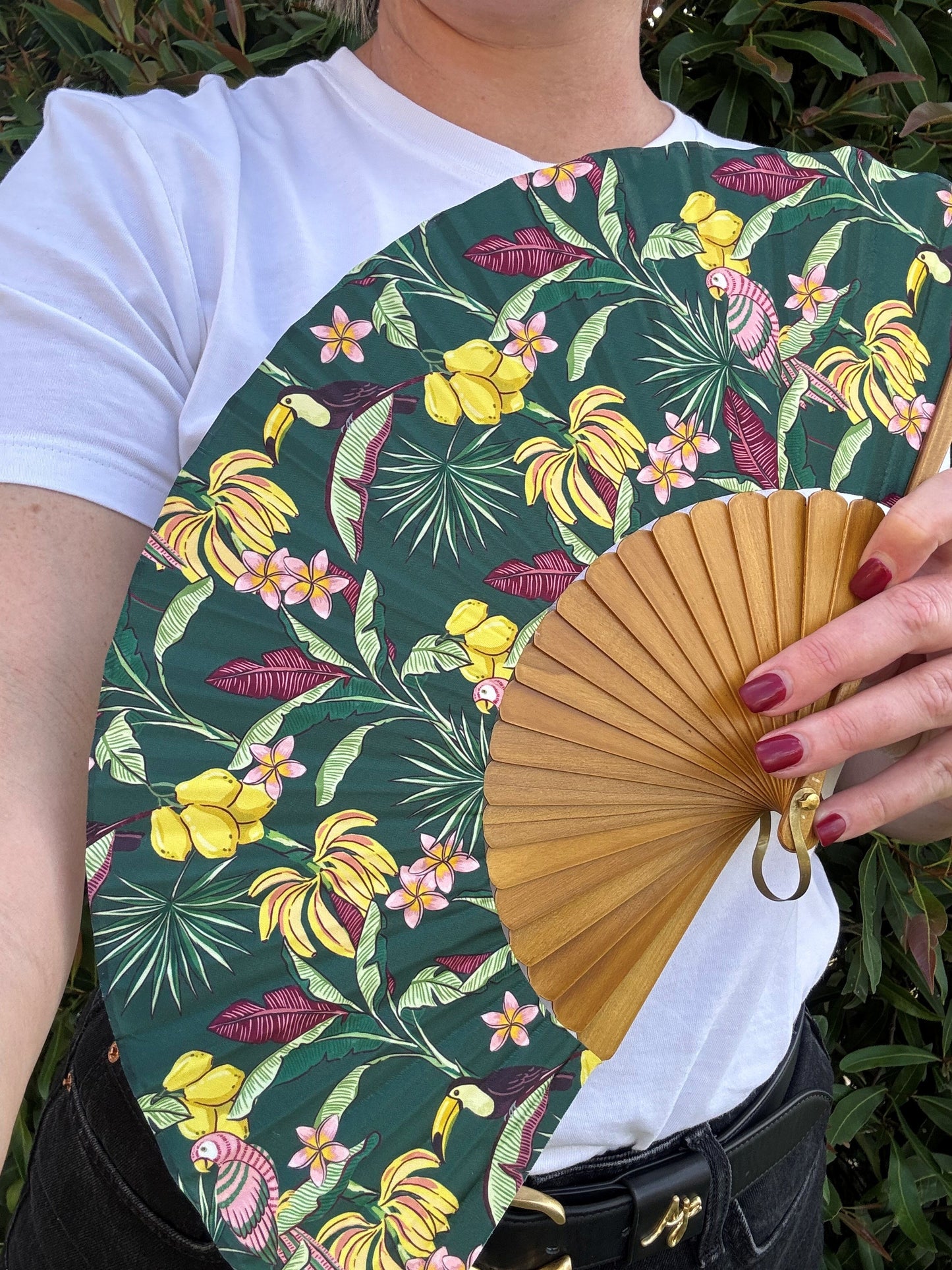 Tropicana Hand Fan
