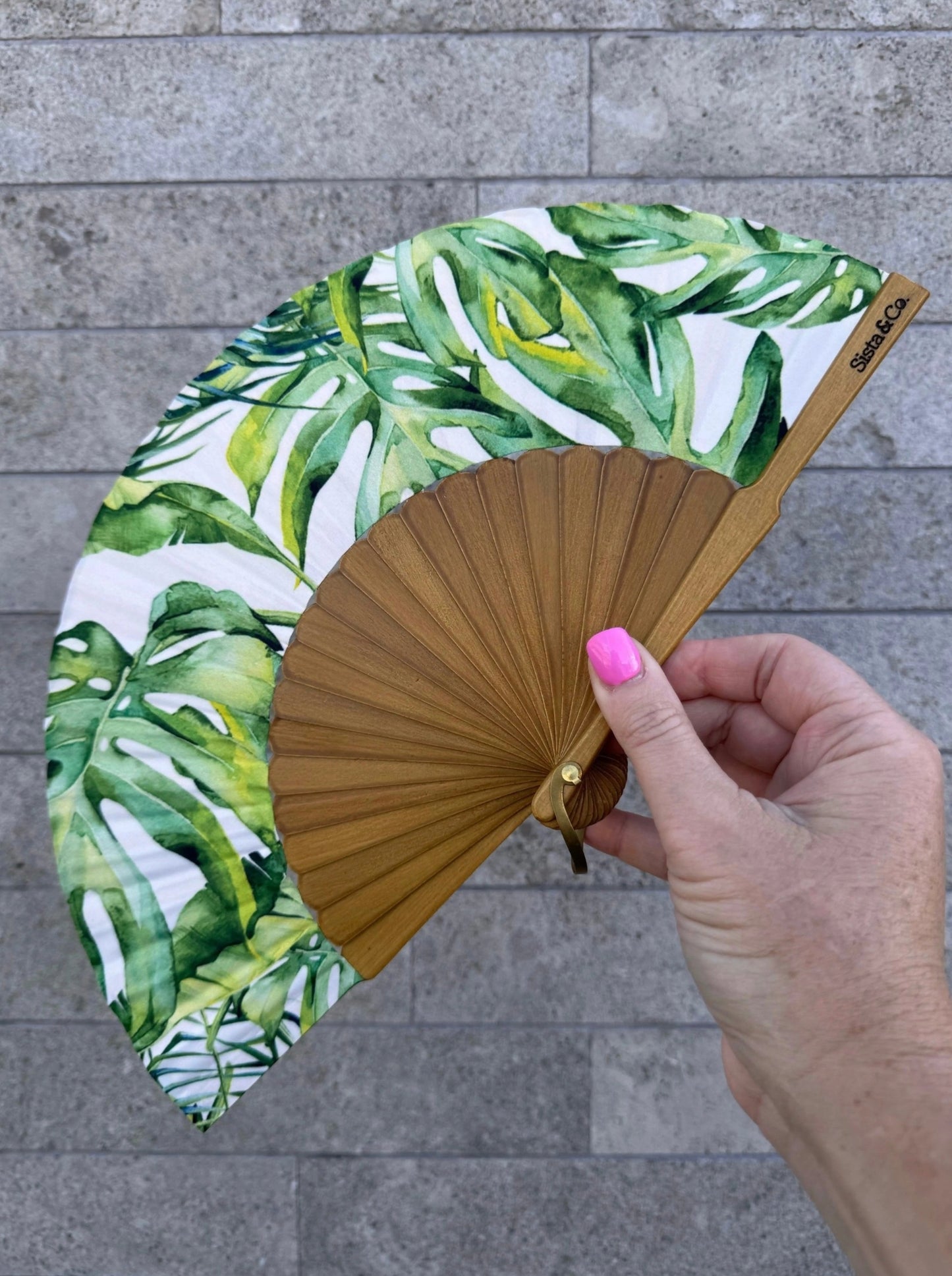 Tropicana Hand Fan