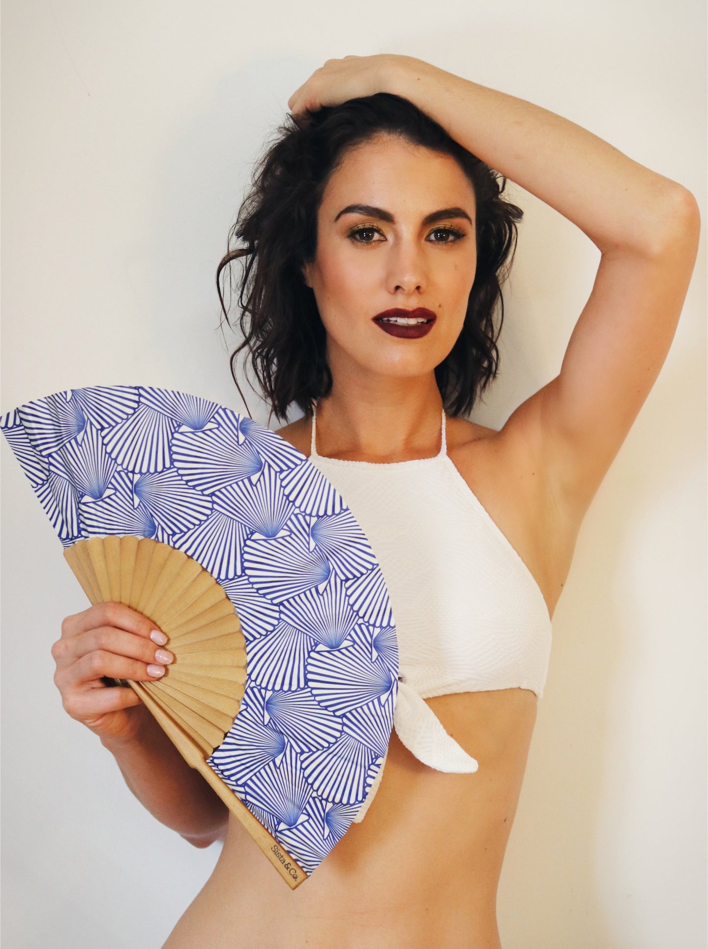 Seashells By The Seashore Hand Fan