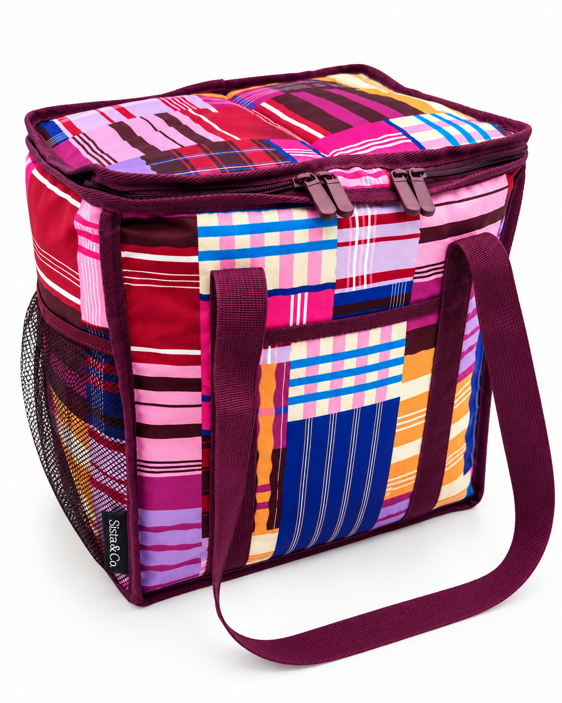 'Picnic Party' Little Sista Cooler Bag -  Small Dual-Compartment Insulated Cooler Bag
