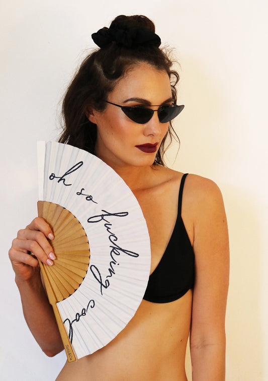 Oh So Fucking Cool Hand Fan