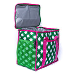 Mid-Size Cooler Bag 'Green/Raspberry'