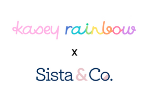 Kasey Rainbow X Sista & Co.  Rainbow Leopard (Black)