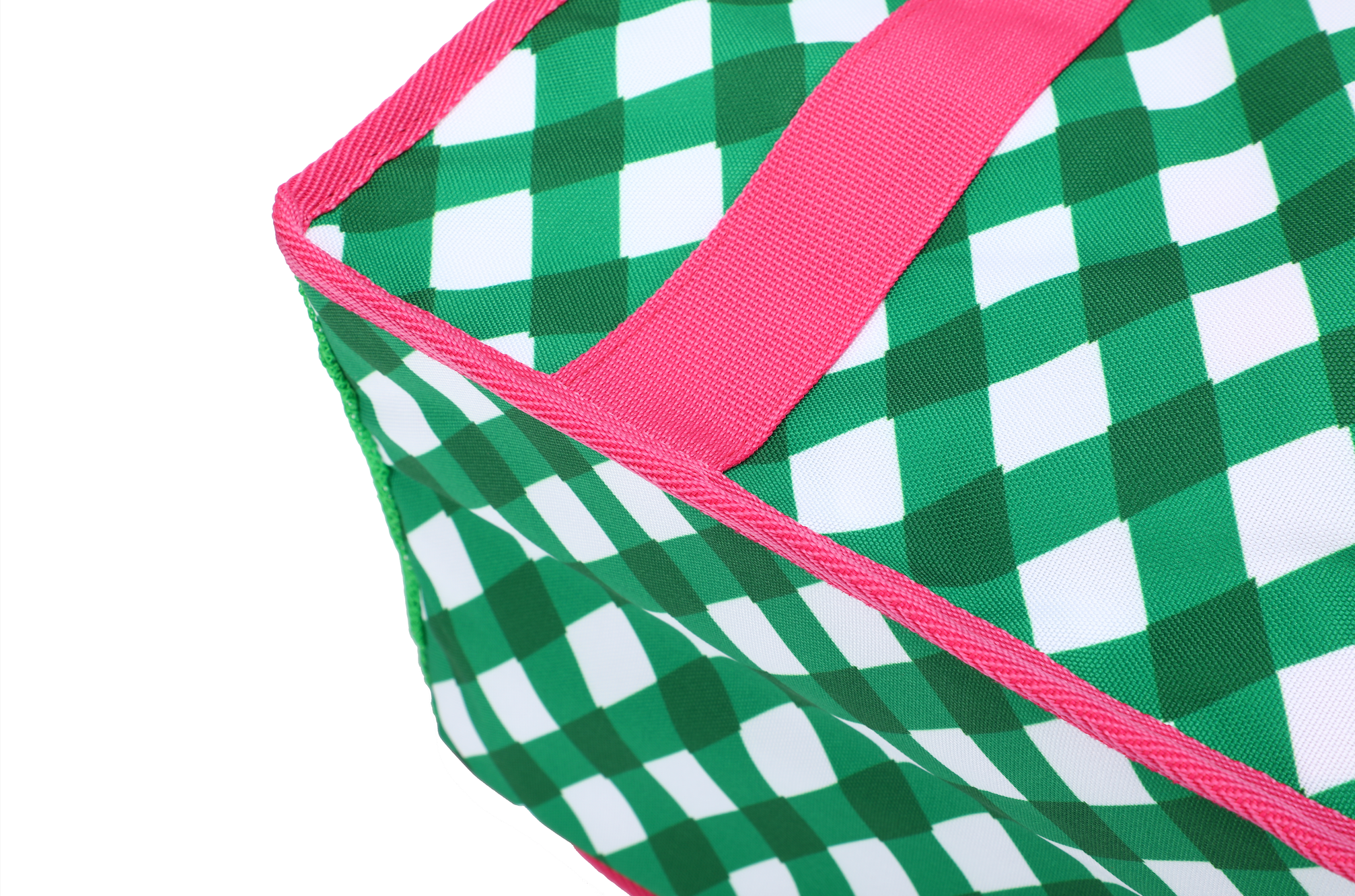Family Cooler Bag 'Green/Raspberry'